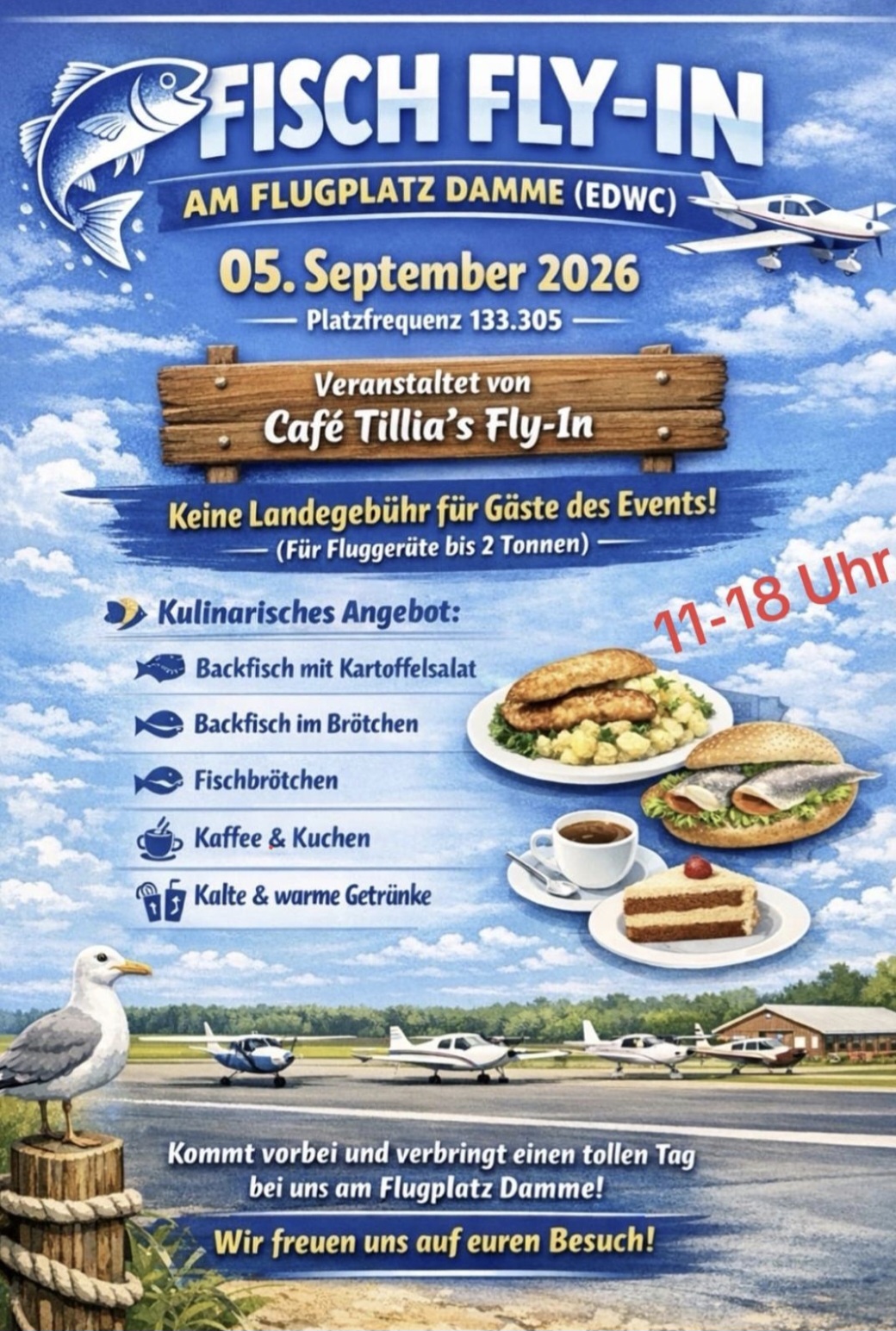 Fisch Fly-In Flugplatz Damme